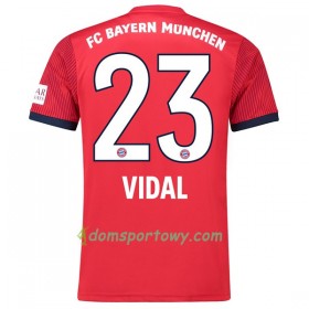 Koszulka Bayern Monachium Vidal 23 Domowe Koszulki Piłkarskie 2018-2019 Krótki Rękaw